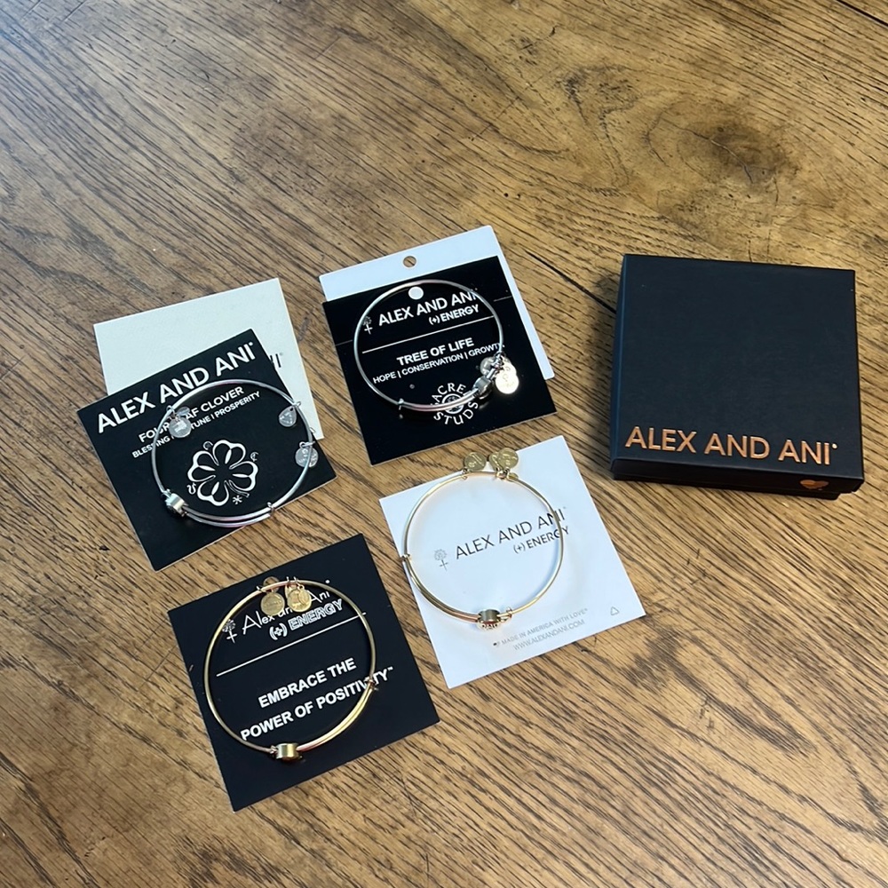 Alex and Ani energy bracelets